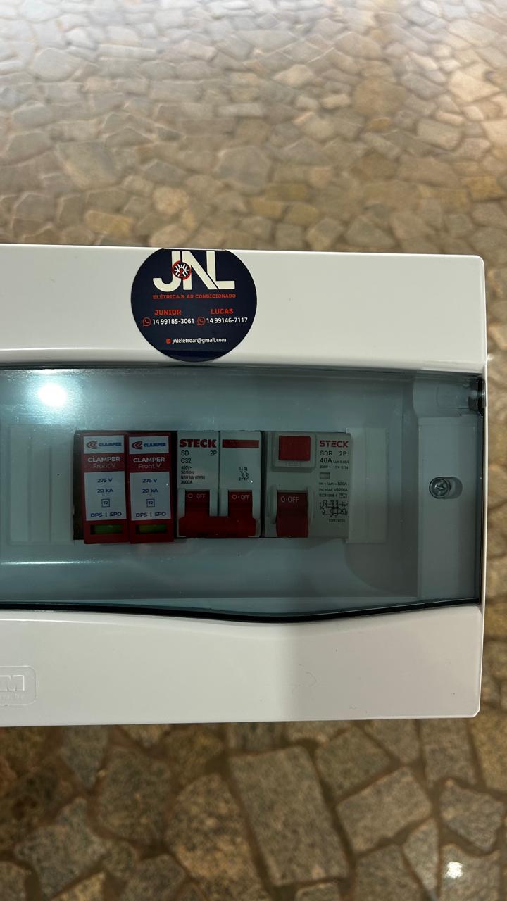 Quadro de proteção para carregador elétrico